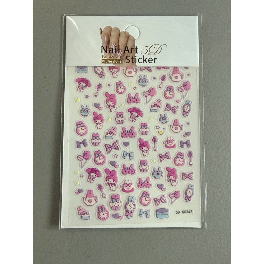#MM-776 My Melody Nail Stickers